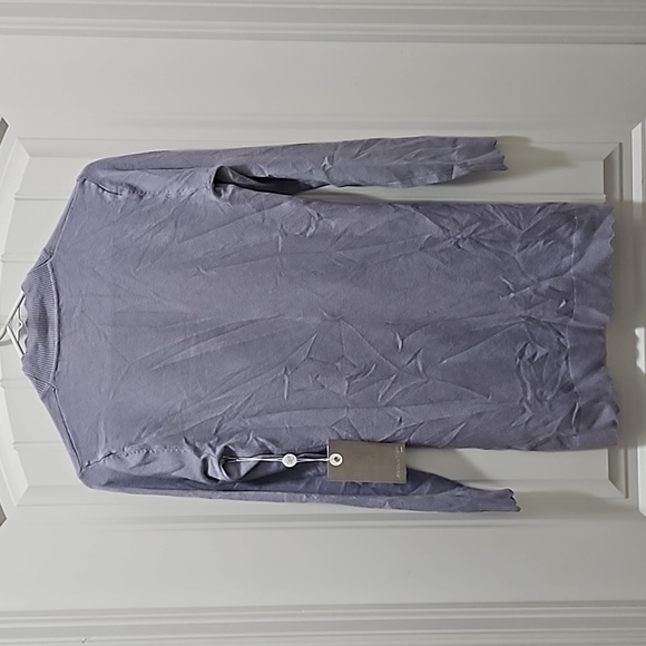 *NWT* Evolution by Cyrus Scalloped Trim Cardigan Sweater - Picture 6 of 8